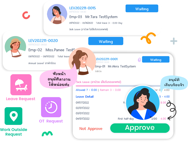 อนุมัติเอกสาร ได้รวดเร็ว