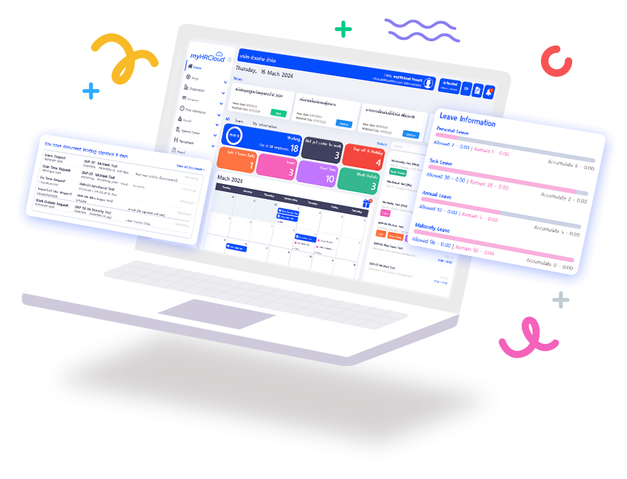 HR Cloud โปรแกรมบริหารงานบุคคล on cloud